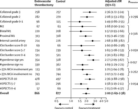 Imaging features and safety and efficacy of endovascular stroke 